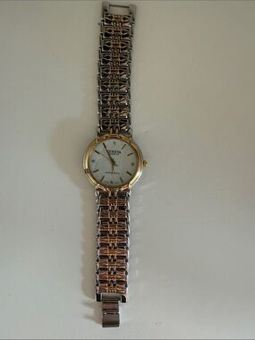 Geneva Two-Tone Metal Bracelet Watch - Gold & Silver